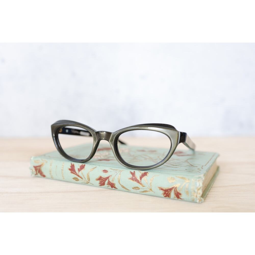 Vintage 1960s Cateye Eyeglasses Saphira Germany Rockabilly Pin Up MCM Retro